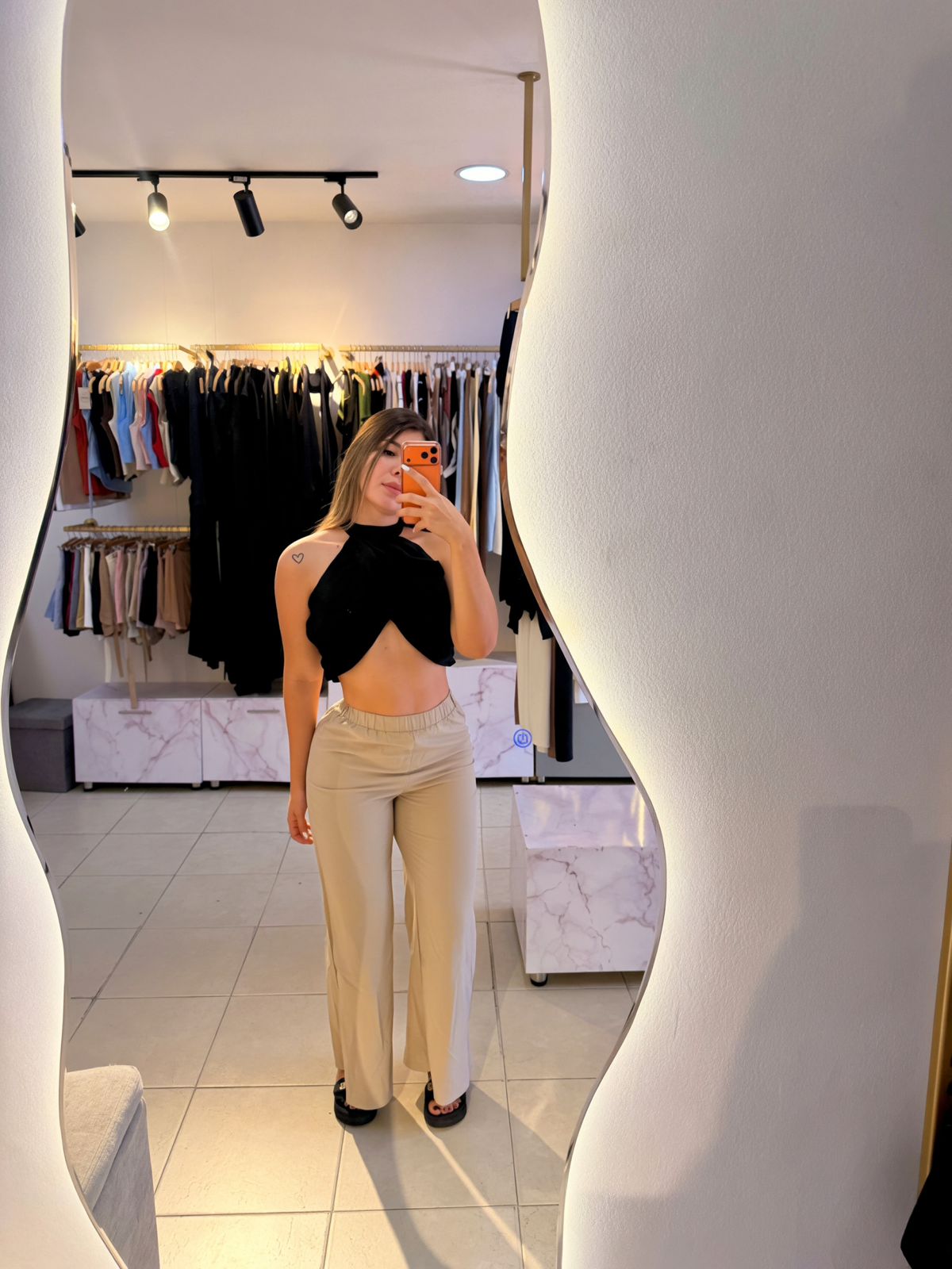 PANTALON DE VESTIR BASICO CON ELASTICO