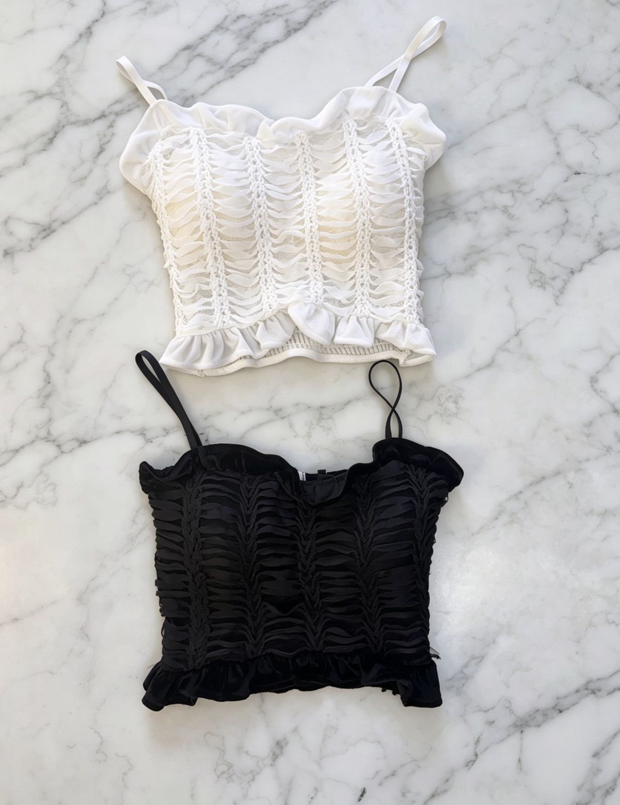 CROP TOP, ARRUNCHADO PEQUEÑO