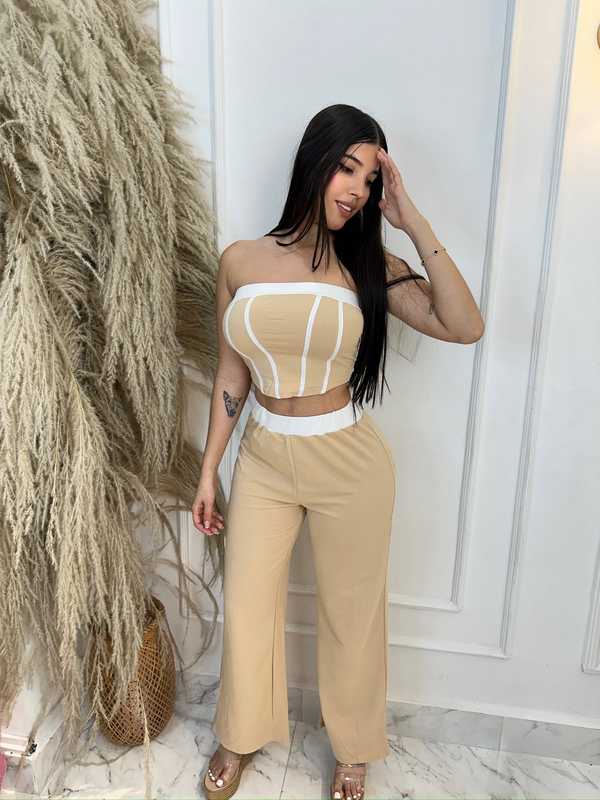SET PANTALON FRANELA ESTRAPLE