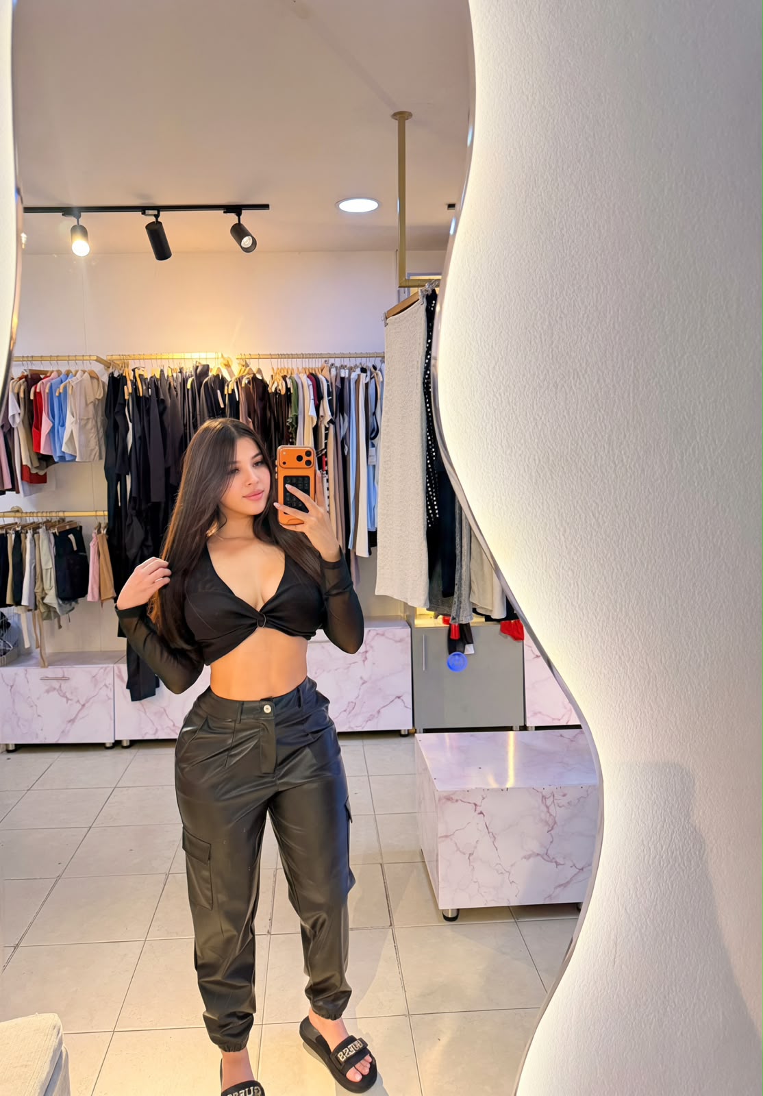 PANTALON CUERINA CARGO DOS BOLSILLOS