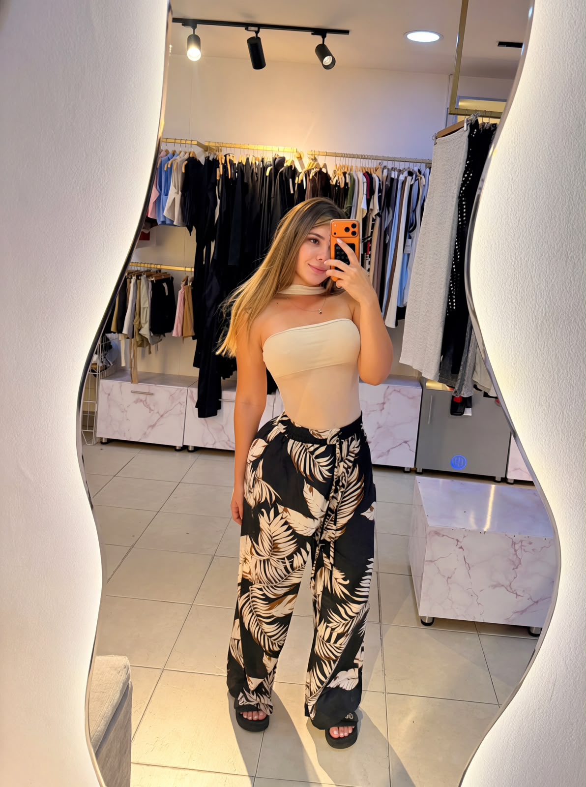 PANTALON ESTAMPADOS FLORAL ANCHO